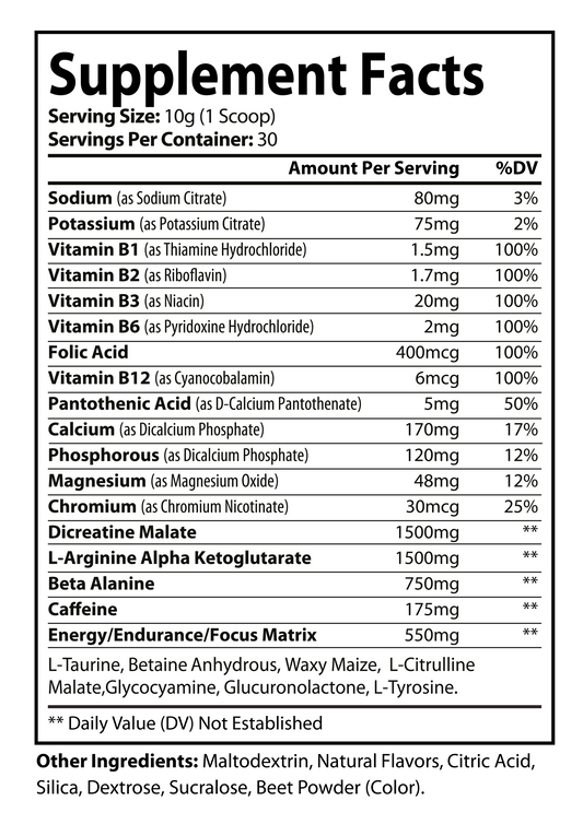 Lion`s Roar Pre-Workout (Fruit Punch)