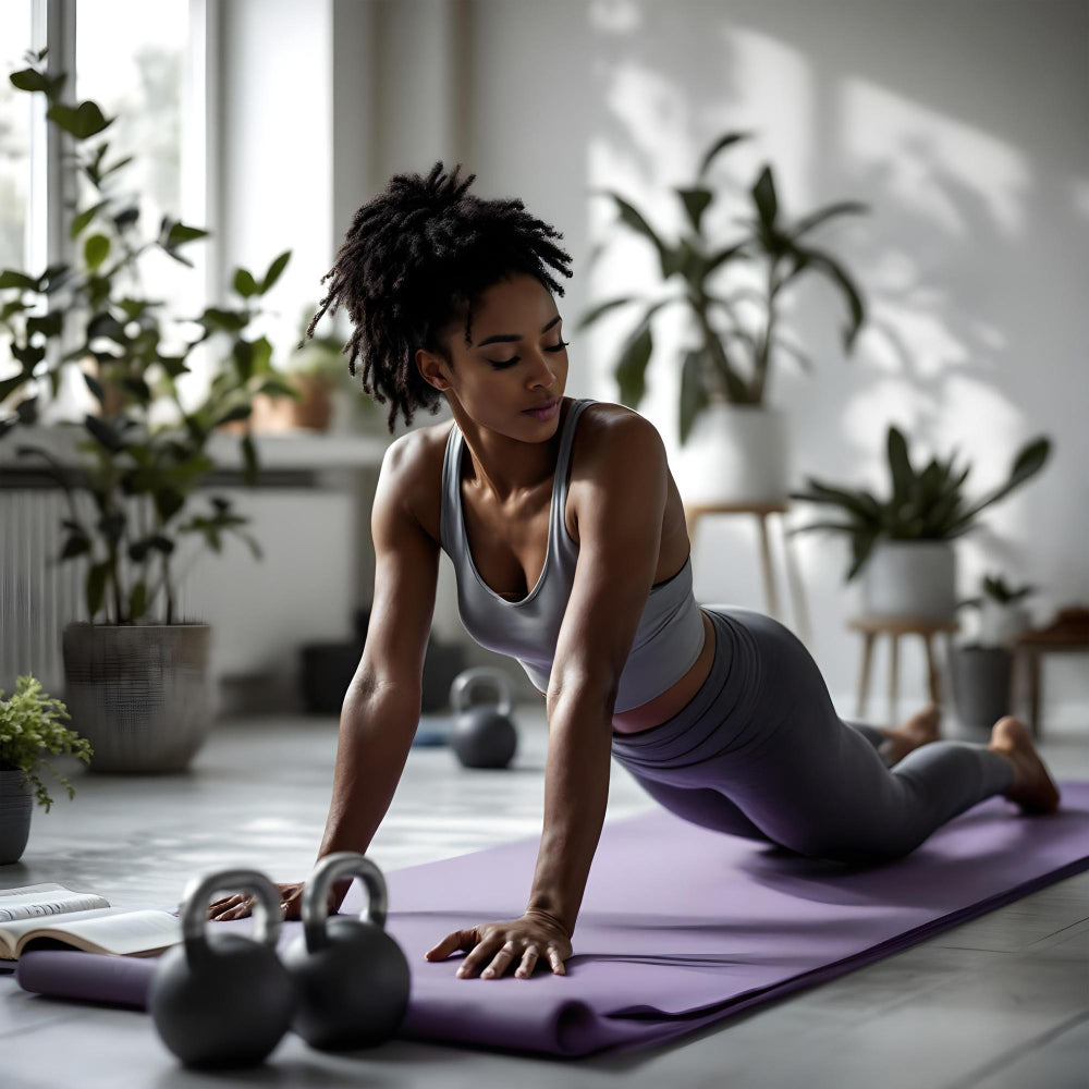 Woman exercising
