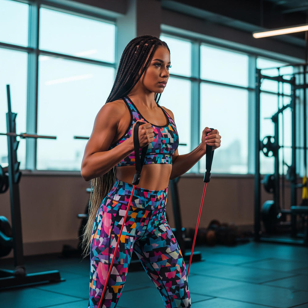 Woman exercising